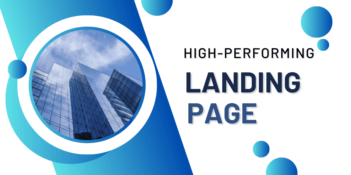 high performning landing page