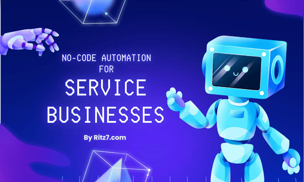 No-code automation for service businesses, ritz7