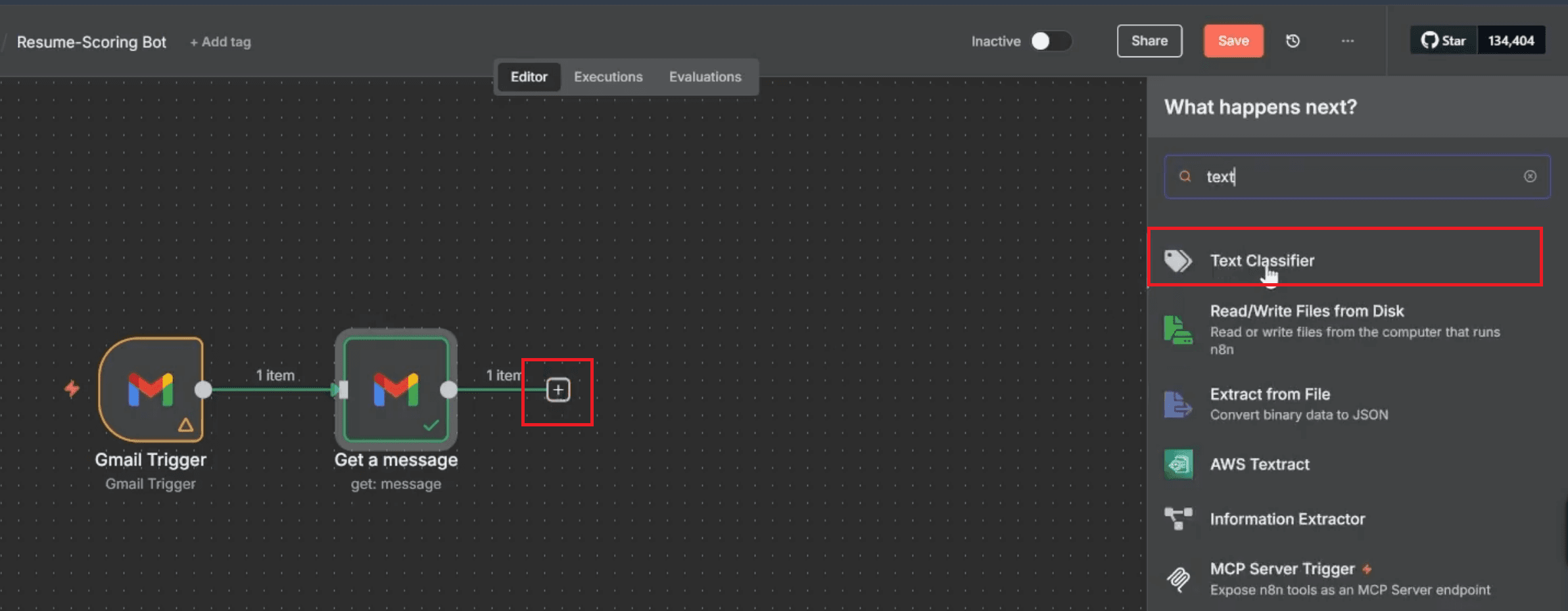 text classifier