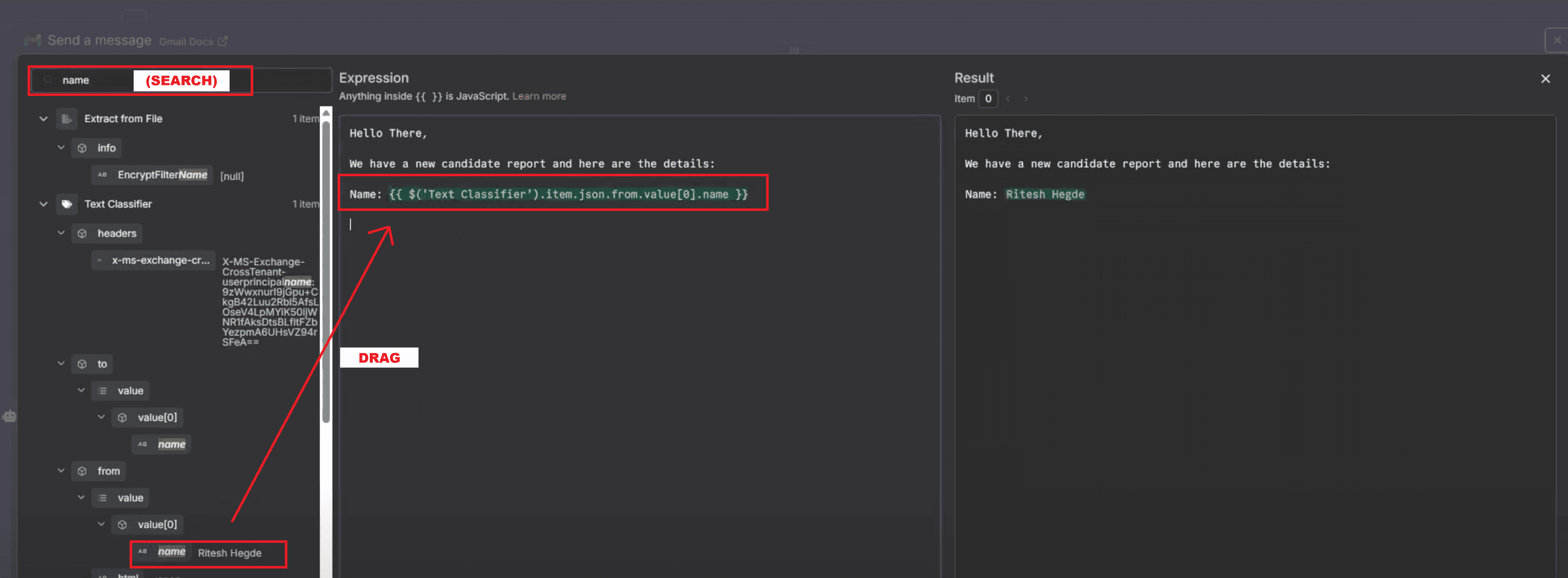 expression editor