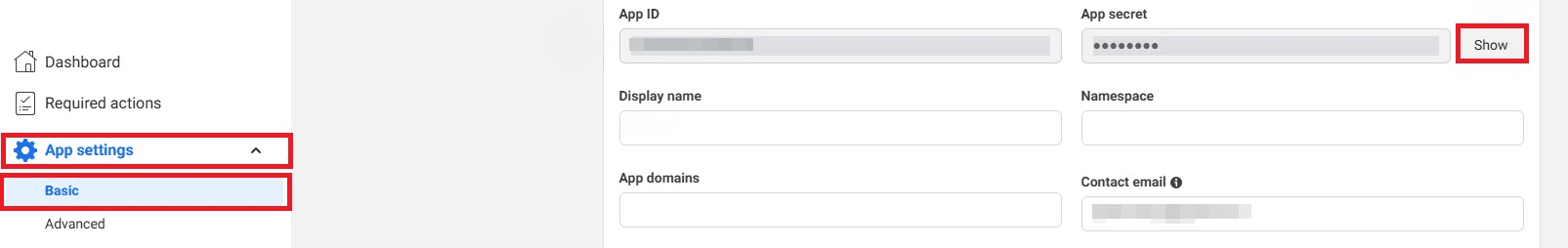 basic app setting