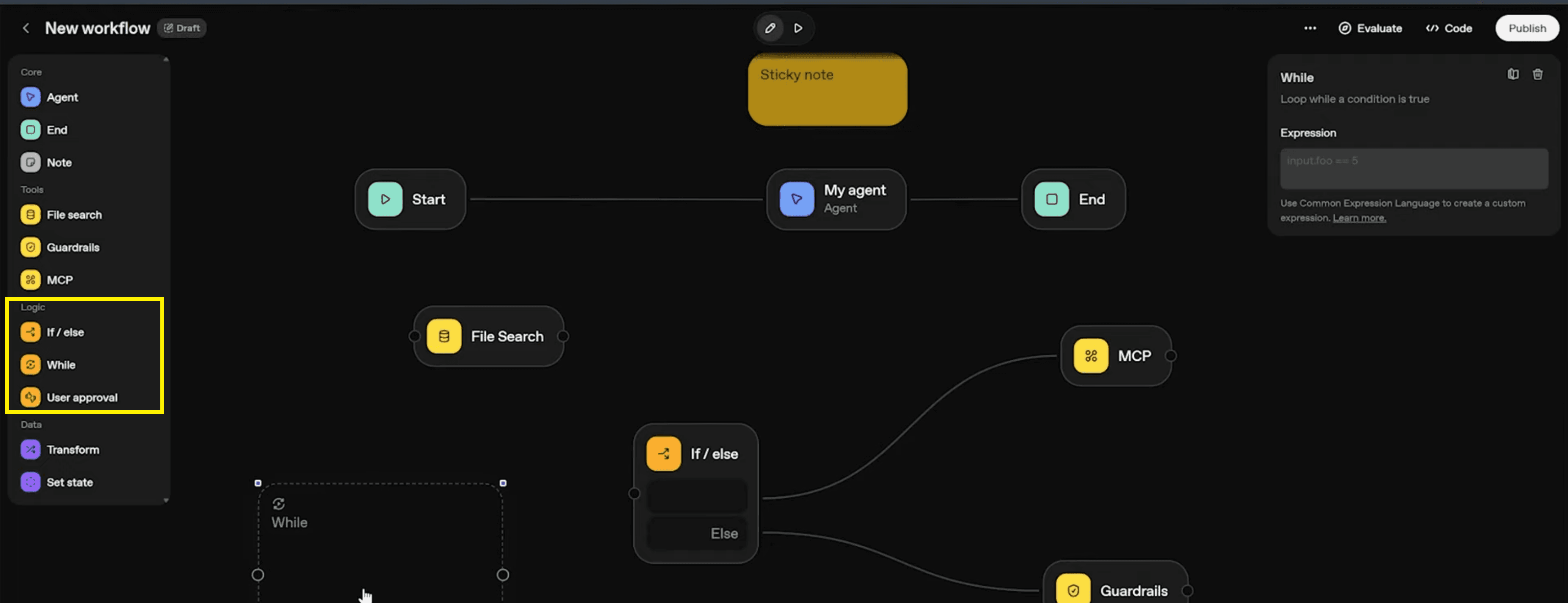 if, else, user approval