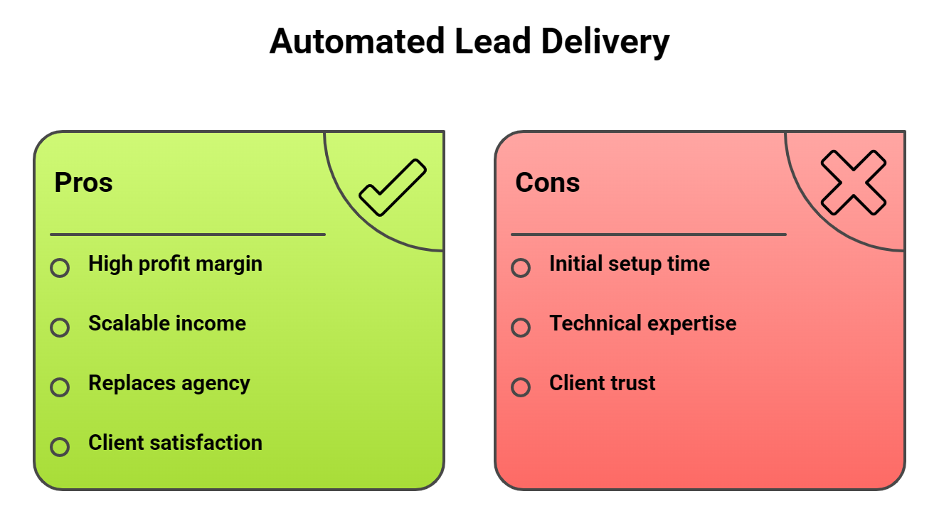 automated lead delivery pros and cons