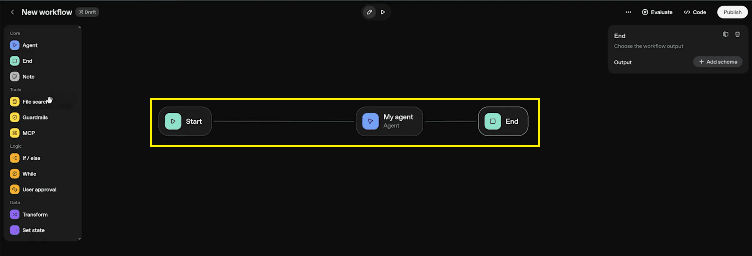 NEW WORKFLOW - openai agent builder