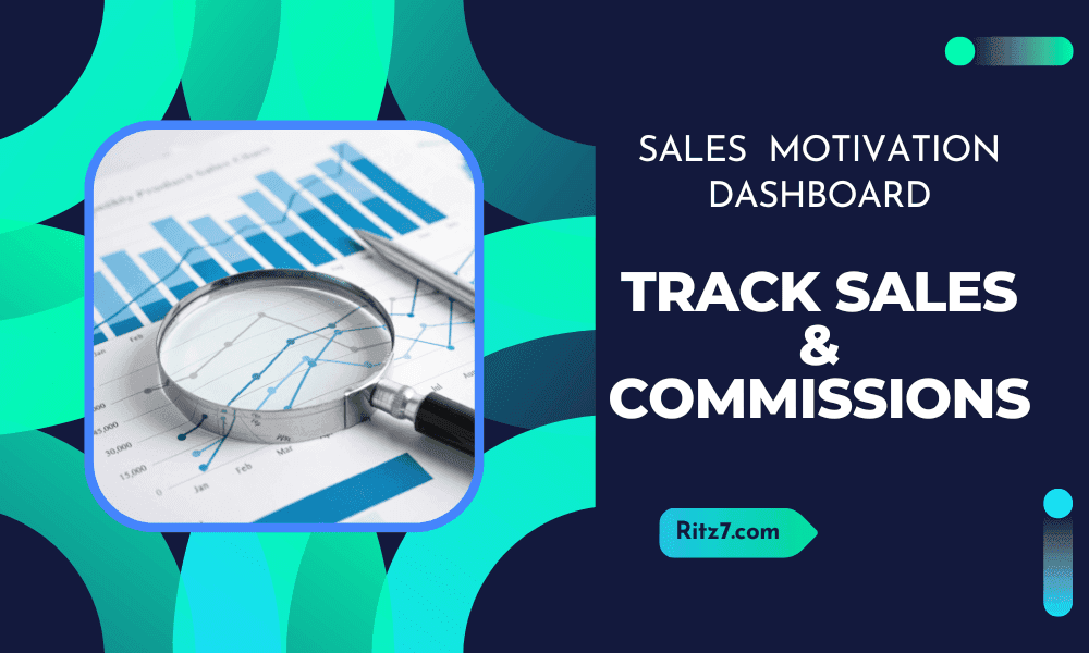 sales dashboard: track sales & commissions