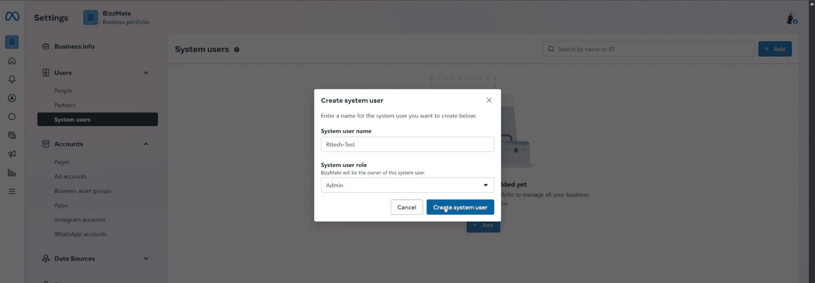 system user